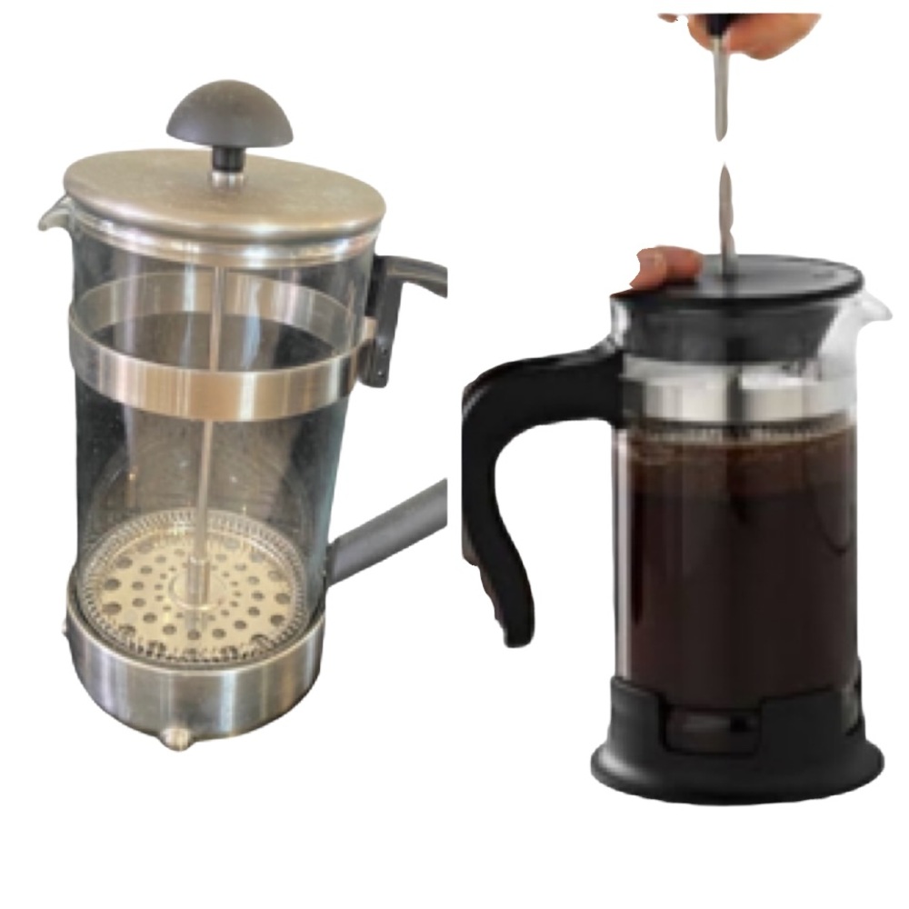 Ikea French Press UPPHETTA Glass Coffee Maker Drip Pot 8 Cups Minimalist Travel